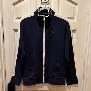 POLO GOLF Navy and White Jacket